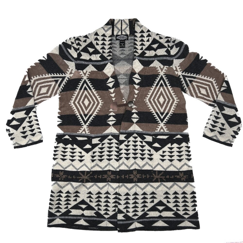 Anthropologie X Oliver. O Southwestern Boho Tribal Knit Cardigan Size 1X - NWOT - Picture 3 of 7